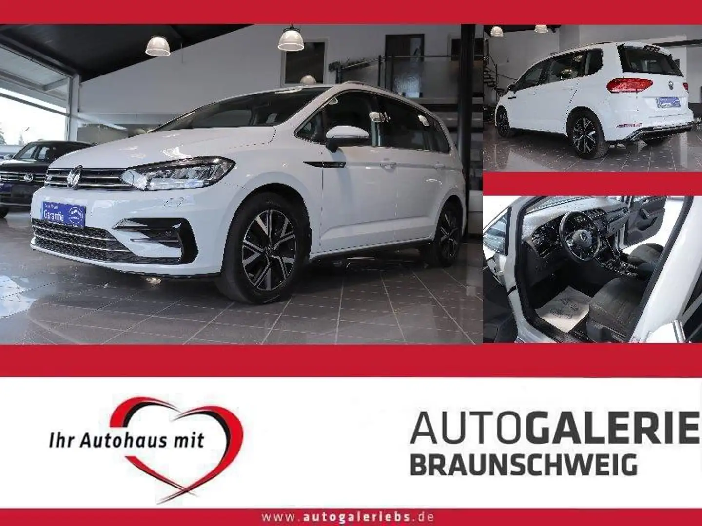 Volkswagen Touran 1.5 TSI Highline R-LINE *STANDHEIZ.*AHK* Weiß - 1