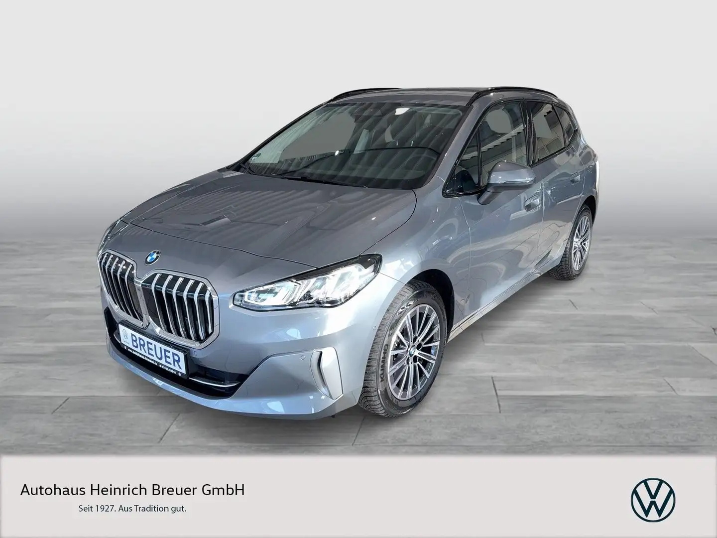 BMW 216 Leder,AHK,SHZ,NAV Grau - 1