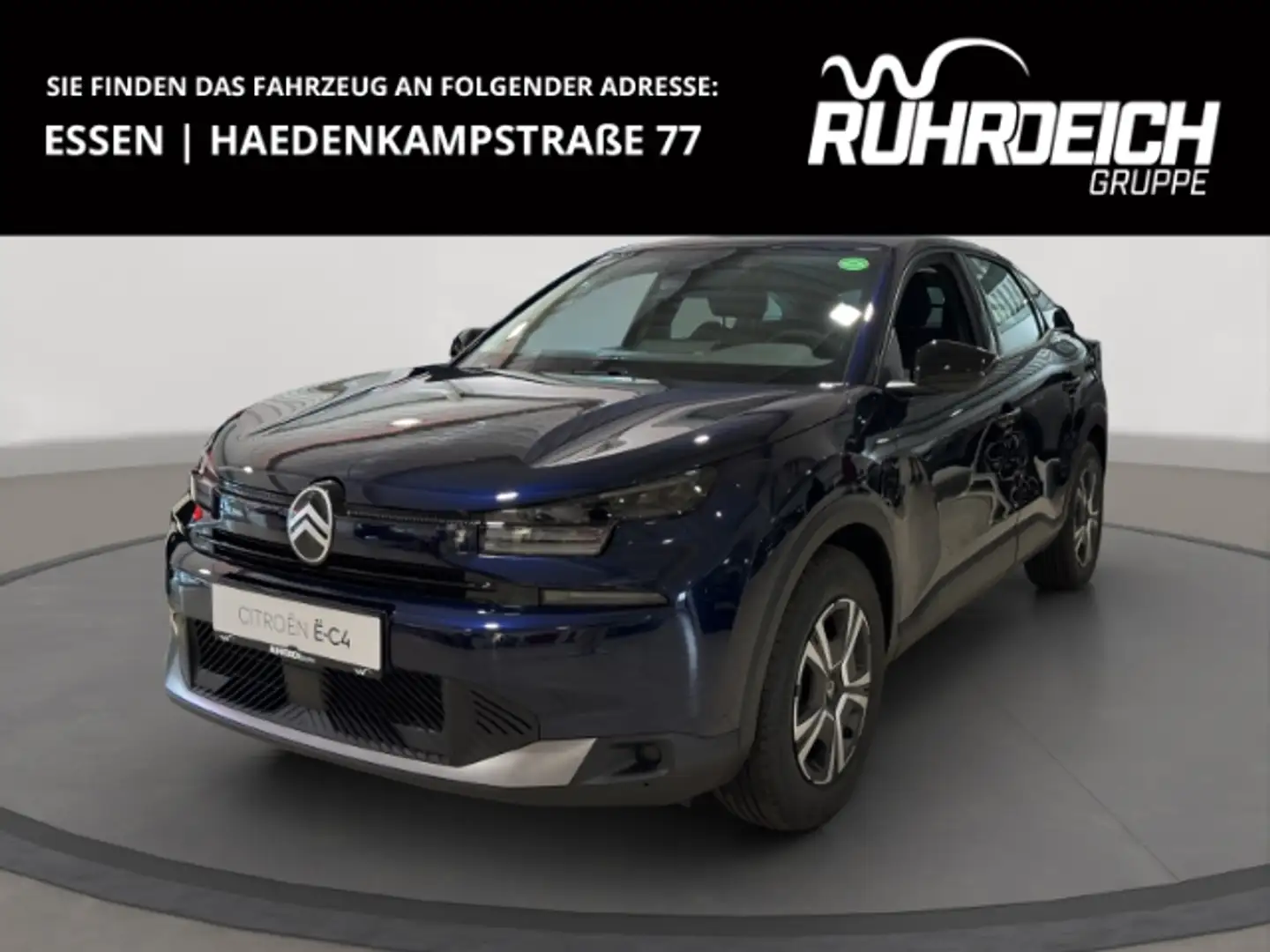 Citroen E-C4 Electric YOU Elektromotor PDC Tempomat DAB Bluetooth Androi Blauw - 1