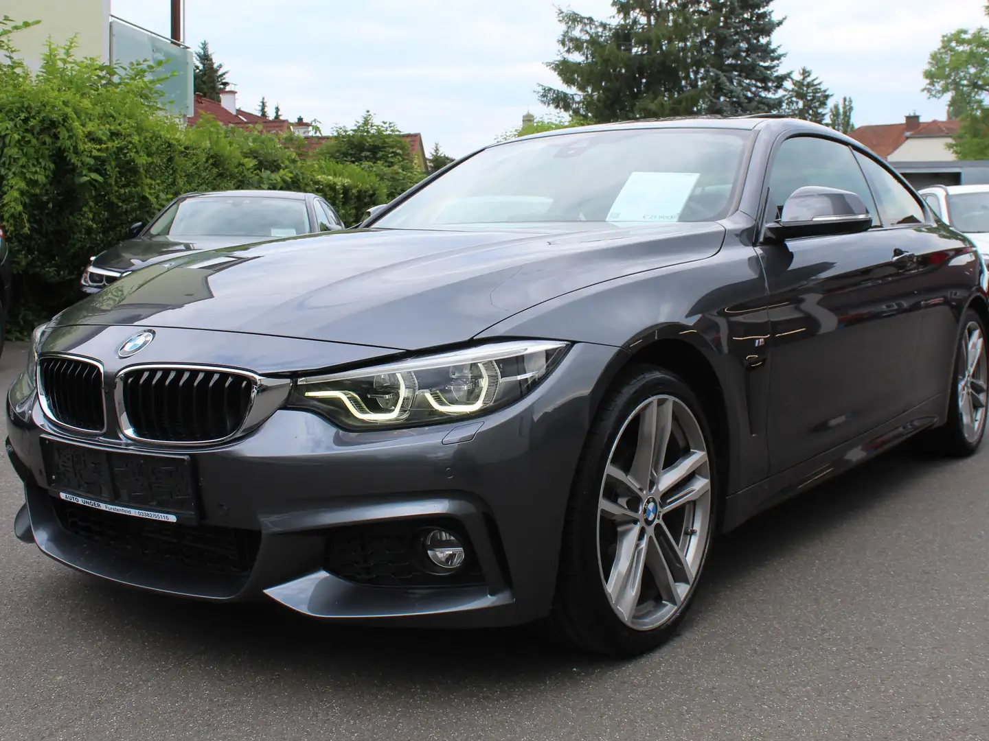 BMW 420 420 d xDrive M Sport Coupe 1 Besitz! Grau - 1
