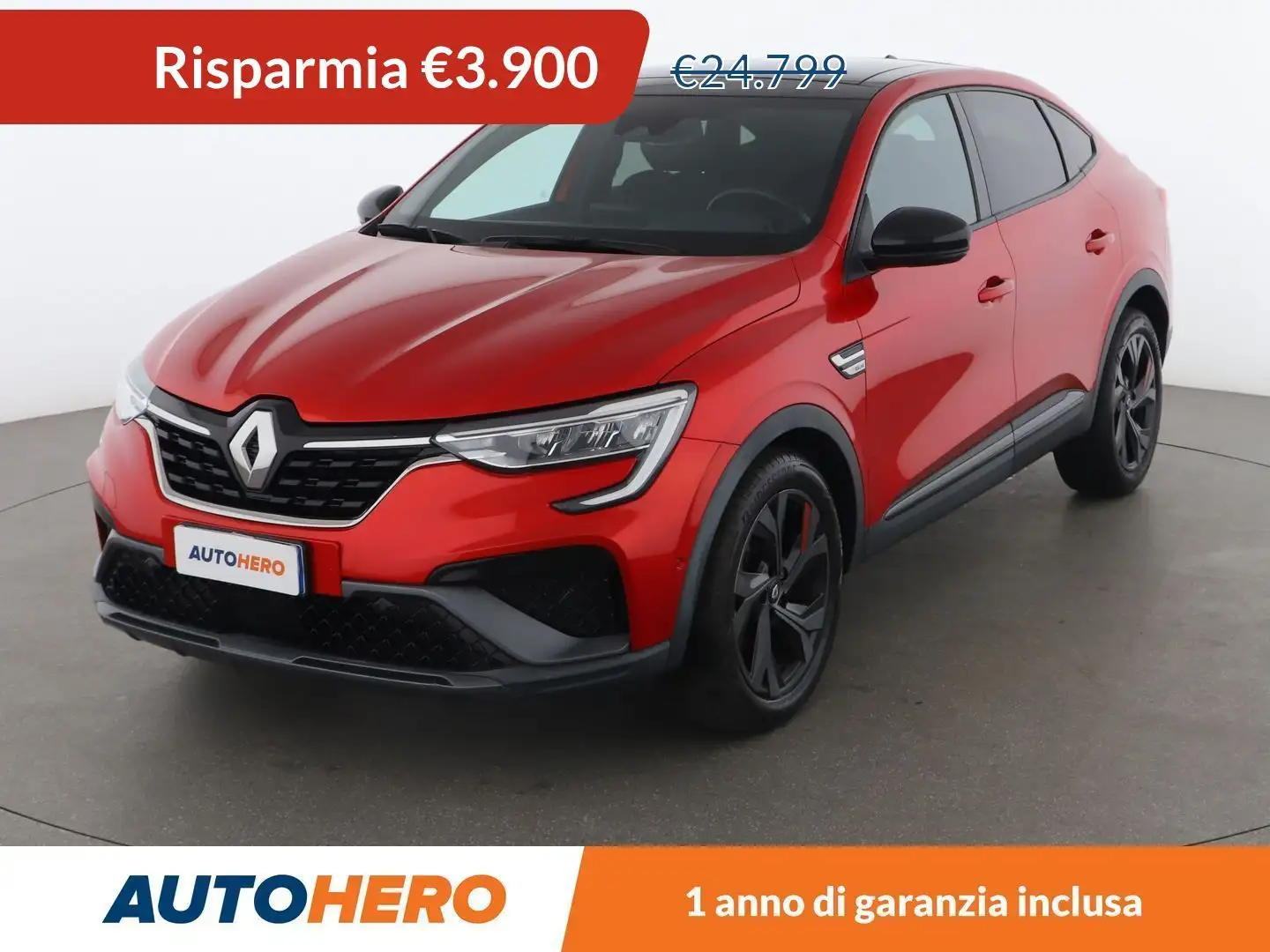 Renault Arkana 1.3 TCe R.S. Line 140 CV EDC MHEV Rosso - 1