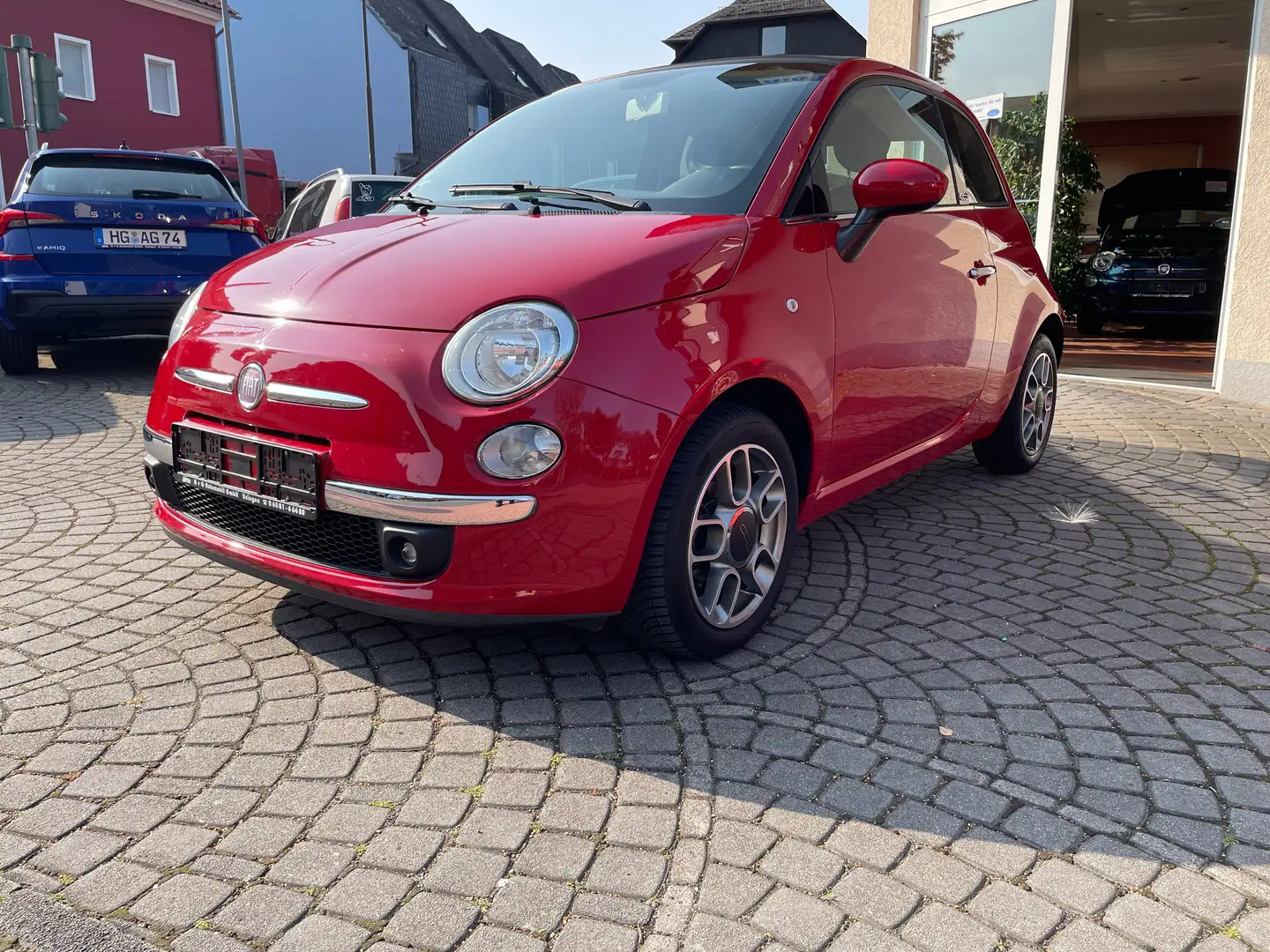 Fiat 500C Lounge Rot - 1