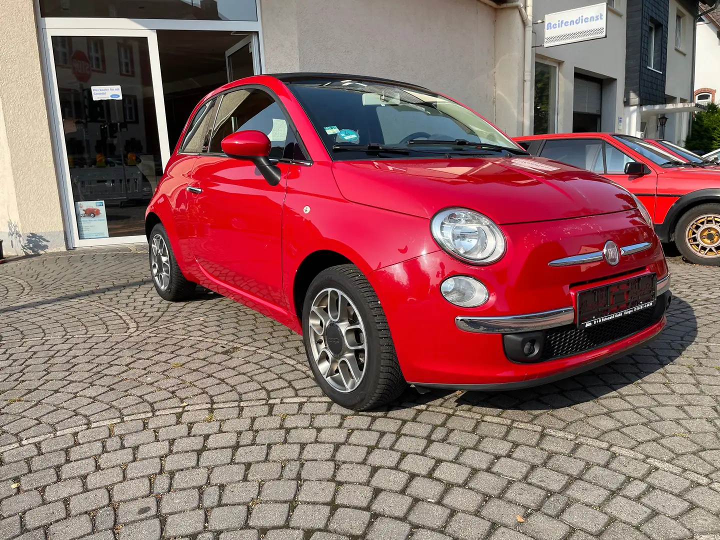Fiat 500C Lounge Rot - 2