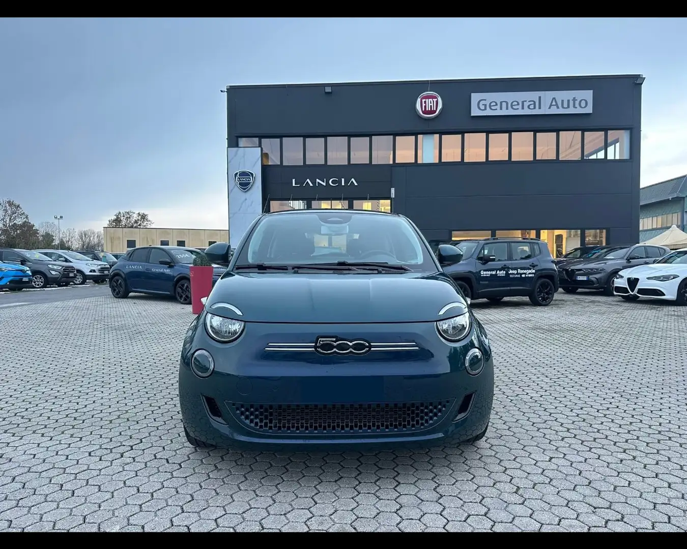 Fiat 500e icon 42kwh Bleu - 2