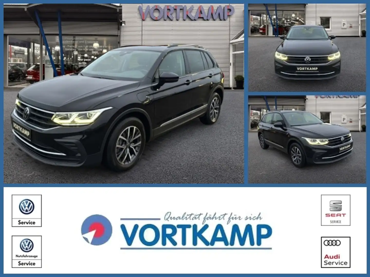 Volkswagen Tiguan Life eHybrid Pano/AHK/IQLight/EasyOpen Schwarz - 1
