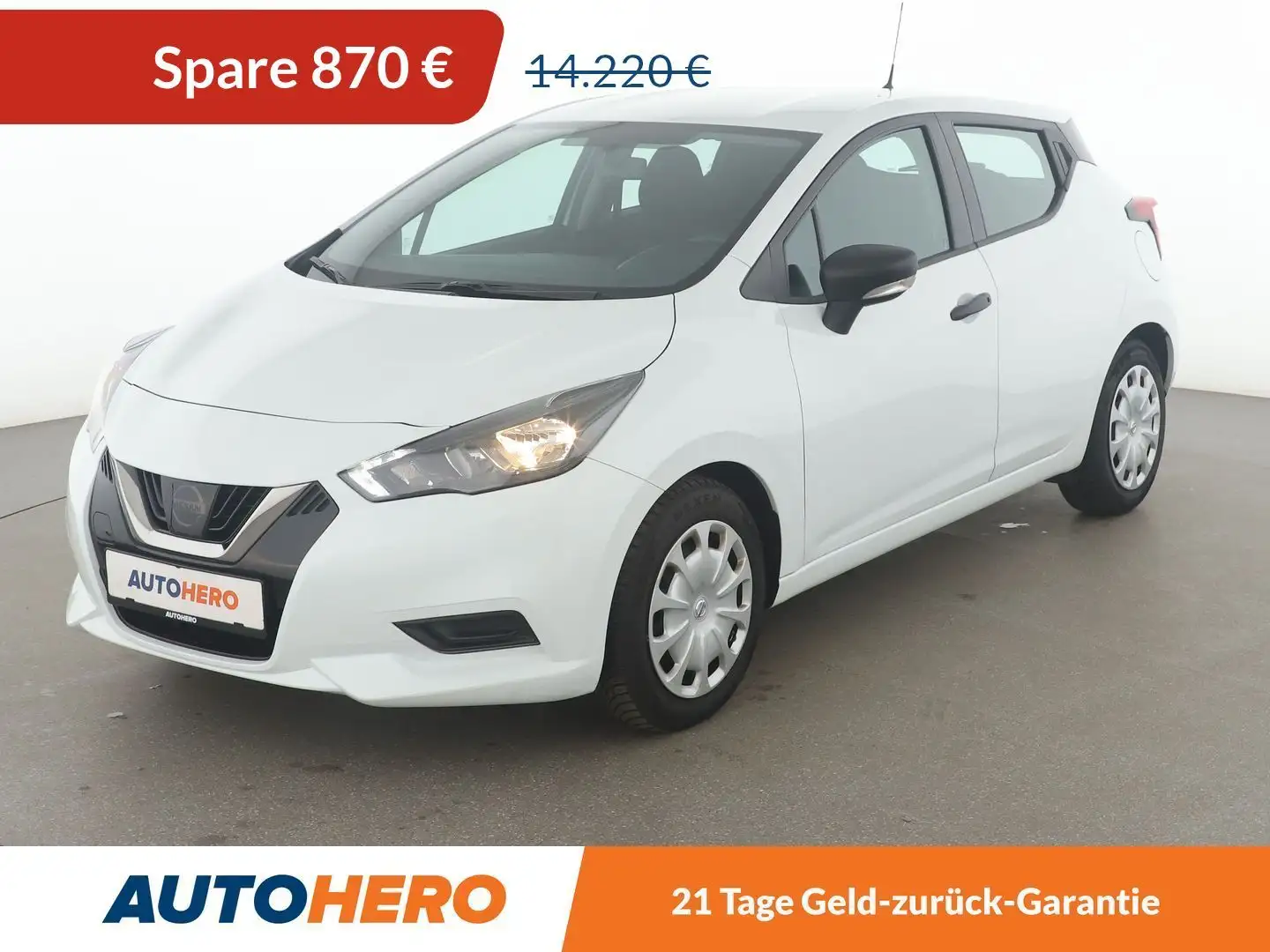 Nissan Micra 1.0 IG-T Visia *LIMITER*KLIMA* Weiß - 1