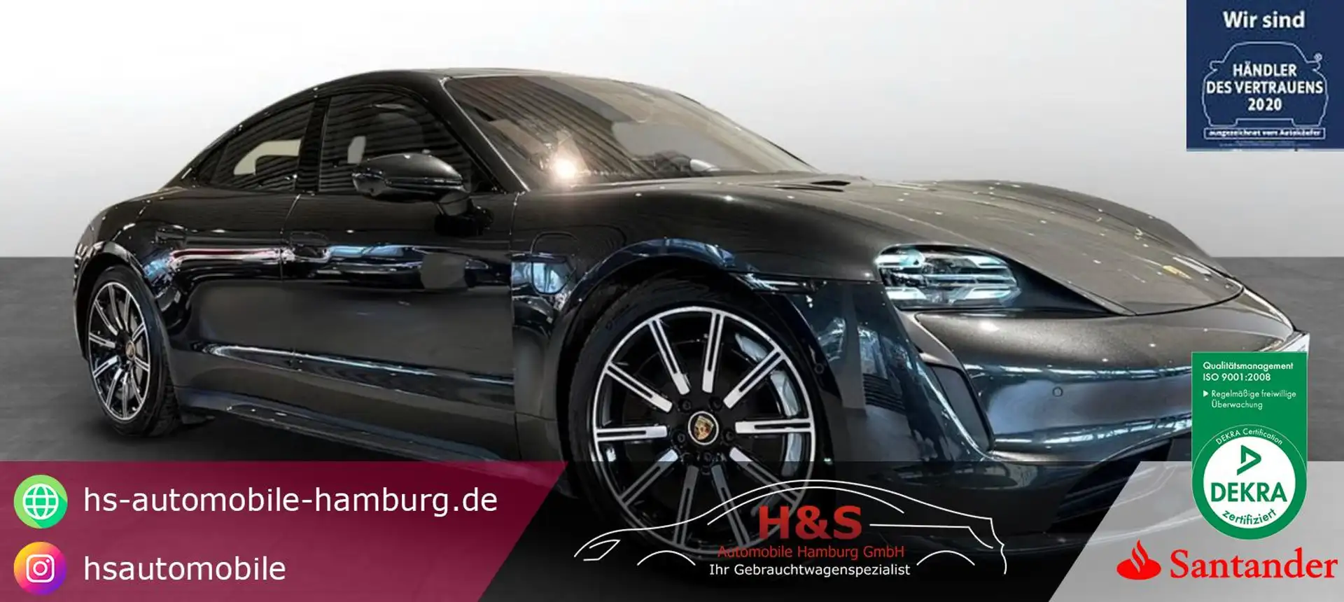 Porsche Taycan Turbo *CHRONO/BOSE/PANO* Grau - 1