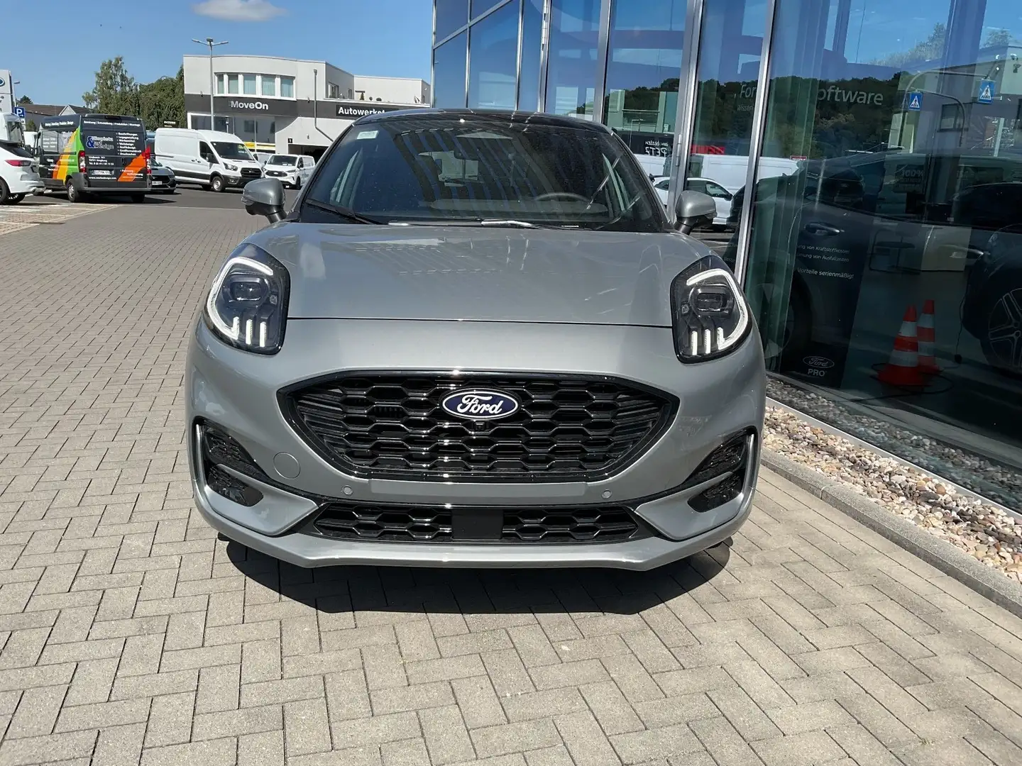 Ford Puma ST-LINE X 155 PS AT AHK PANORAMADACH Silber - 2