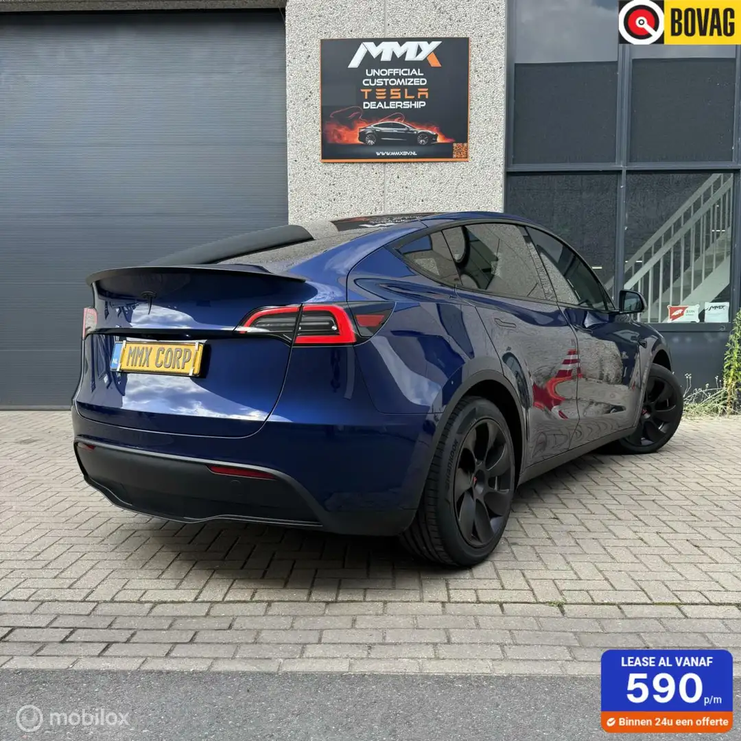 Tesla Model Y RWD BLAUW MiC 60KWH AMD RYZEN MMX PACK Blauw - 1