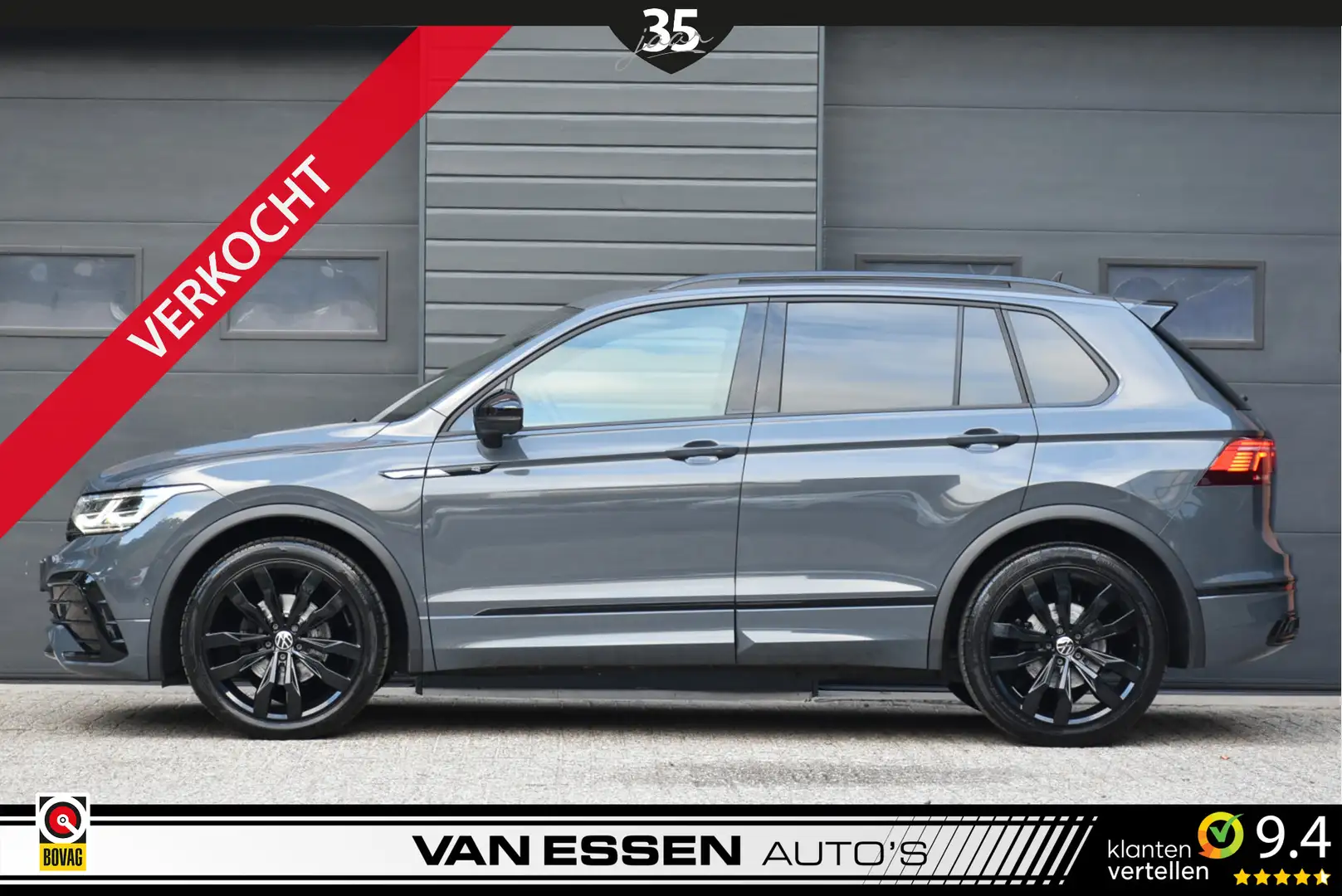 Volkswagen Tiguan 1.5 TSI R-Line Business+ Pano Navi Camera Trekhaak Gris - 2