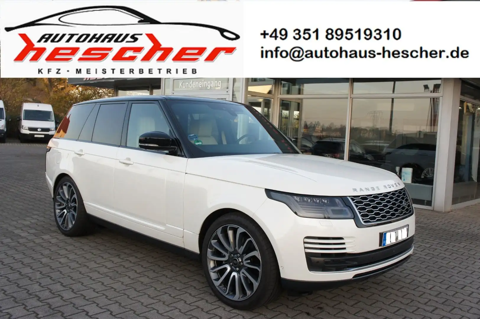 Land Rover Range Rover 5.0 V8 Facelift*Standhzg*Pano*22Zoll Weiß - 1