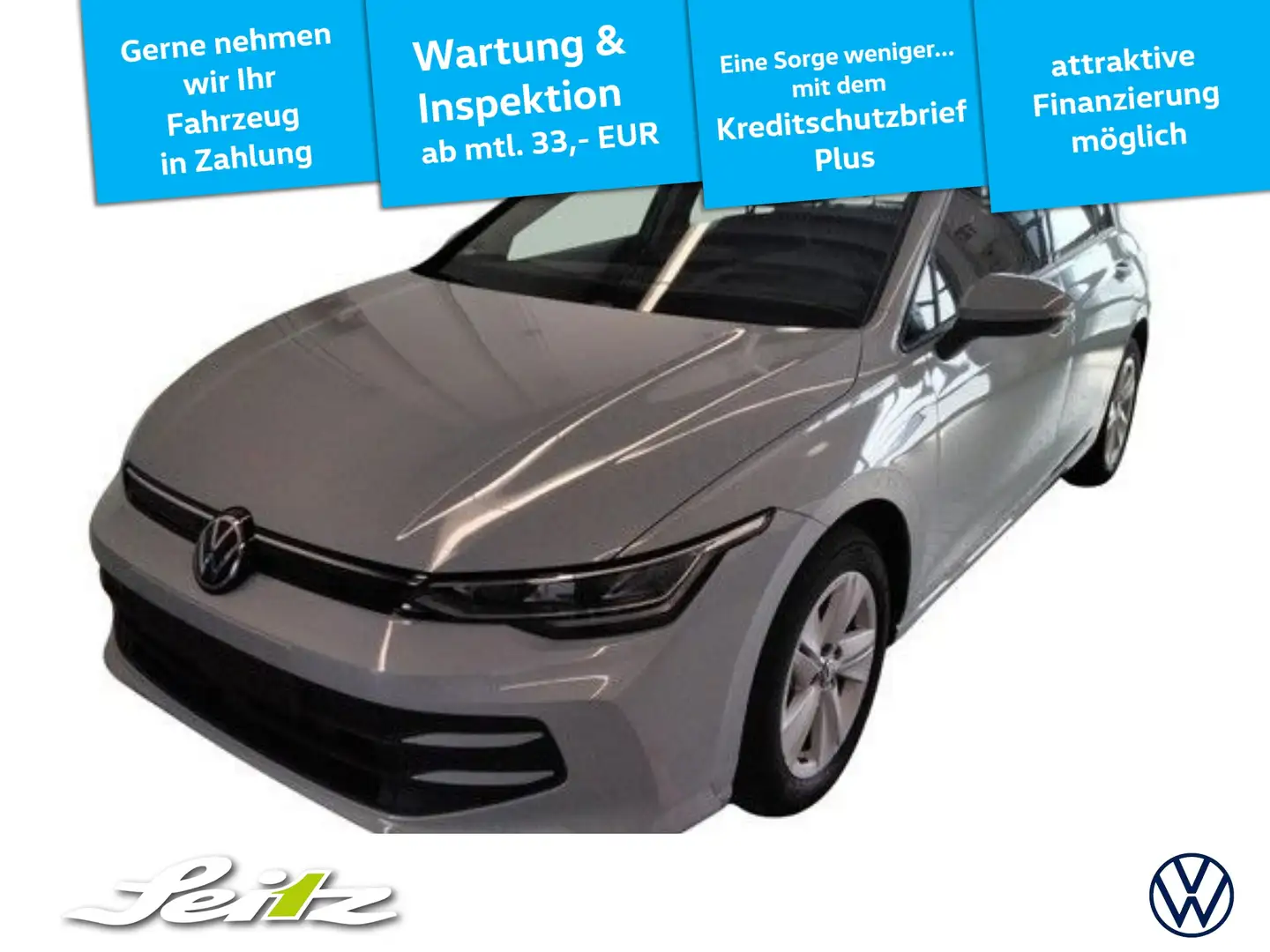 Volkswagen Golf VIII 1.5 TSI Life *HEAD-UP*NAVI*LED* Bleu - 1