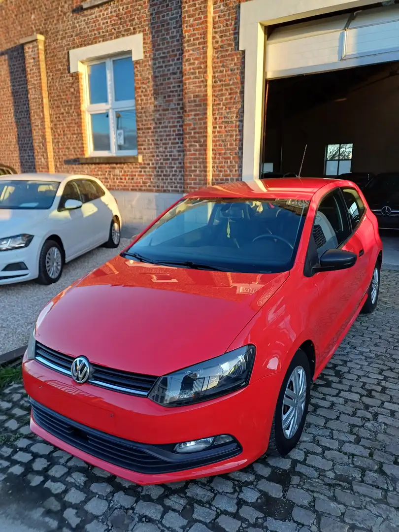Volkswagen Polo 1.4 CR TDi Trendline BMT - Euro 6b Rood - 1