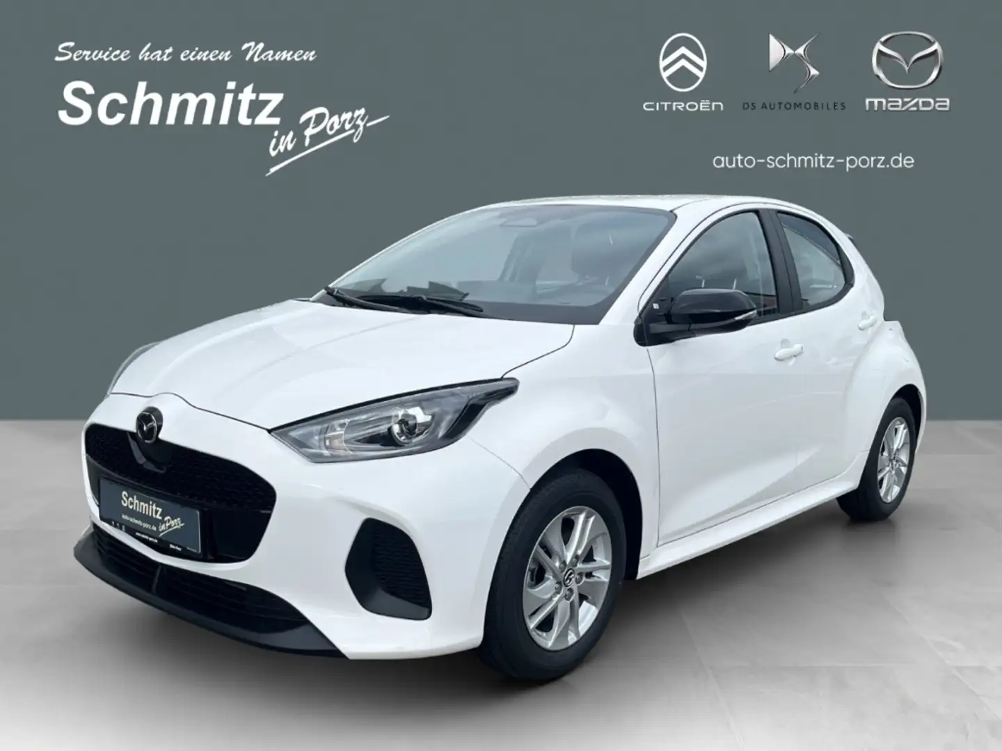 Mazda 2 Centre-Line ACC Apple CarPlay Android Auto Klimaau Weiß - 1