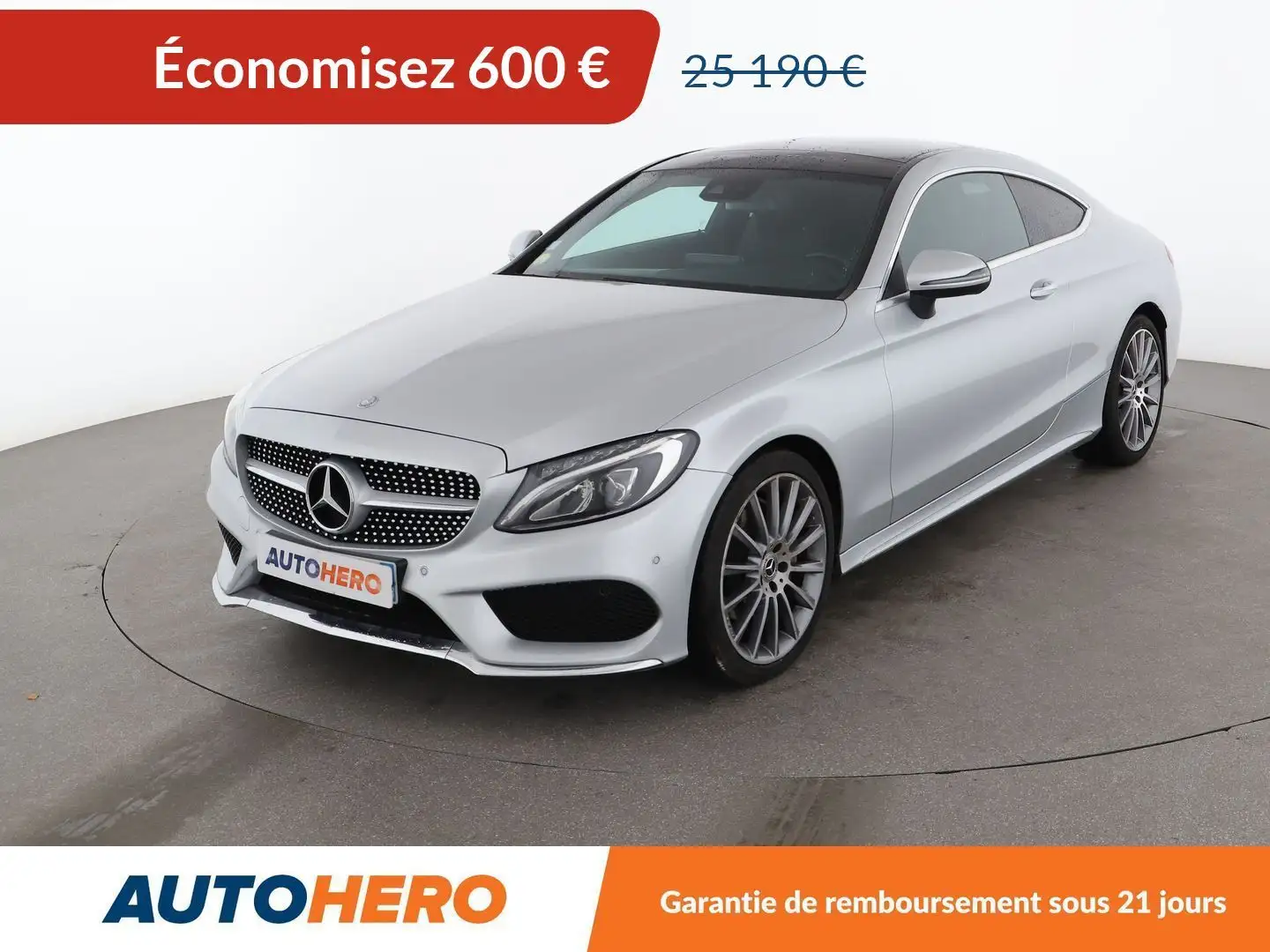 Mercedes-Benz C 220 Coupé 220 d Sportline 9G-Tronic Gri - 1