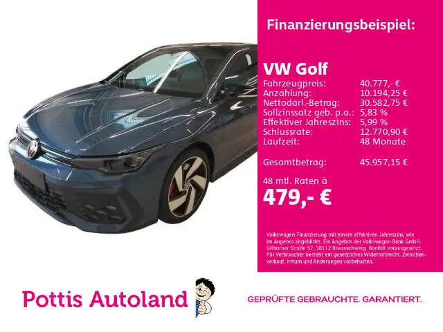 Volkswagen Golf 1.5 eHybrid DSG GTE NAVI AHK PANO KAMERA