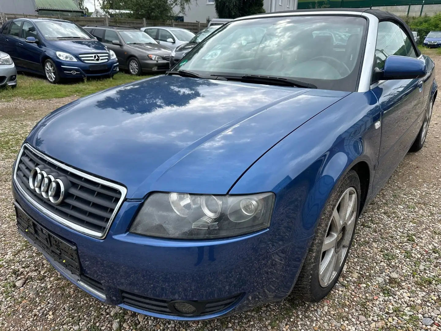 Audi A4 2.5TDI Cabriolet S-Line Leder 17 Alufelgen Blau - 2