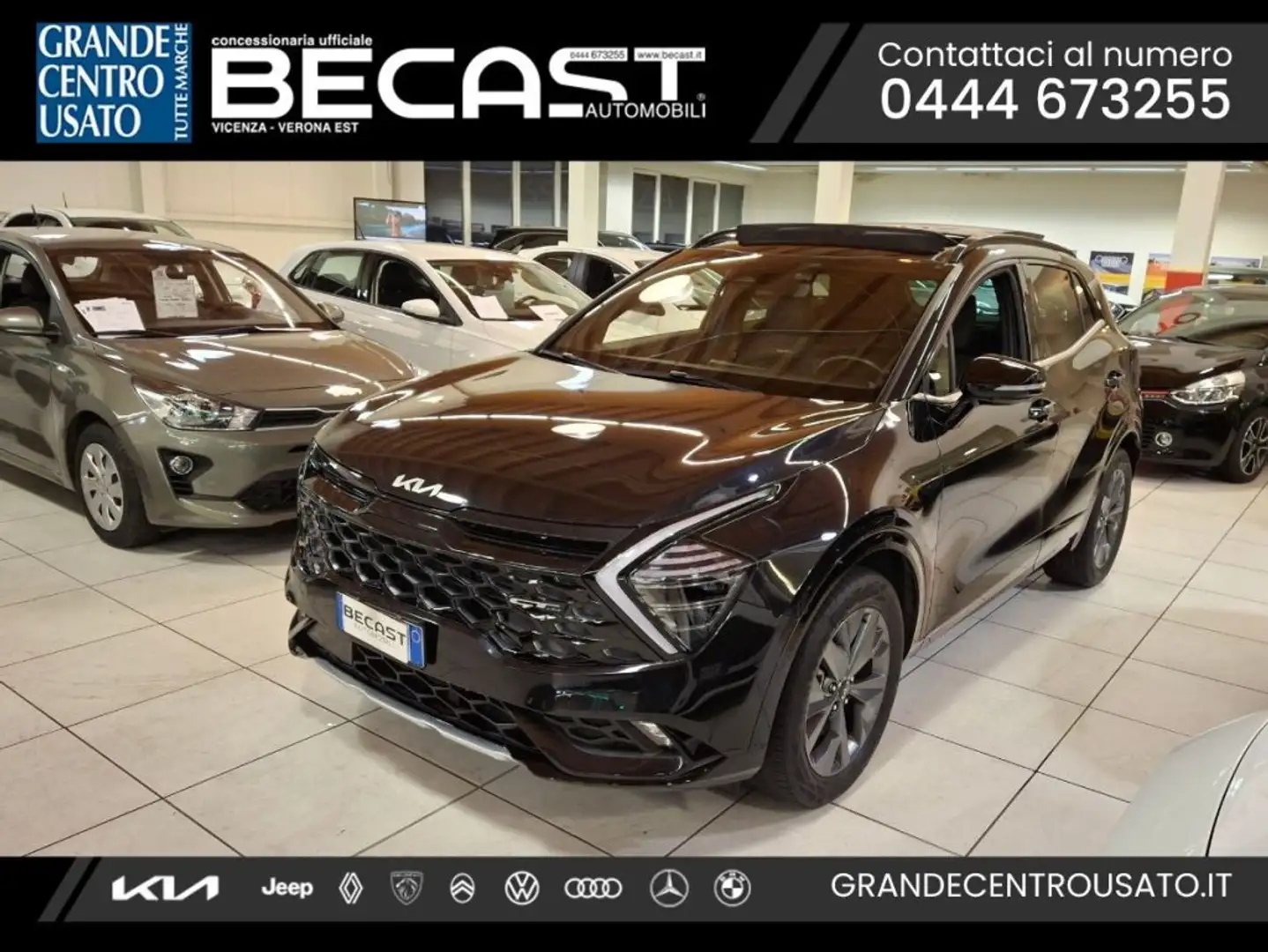 Kia Sportage 1.6 TGDi HEV AT GT-line Noir - 1