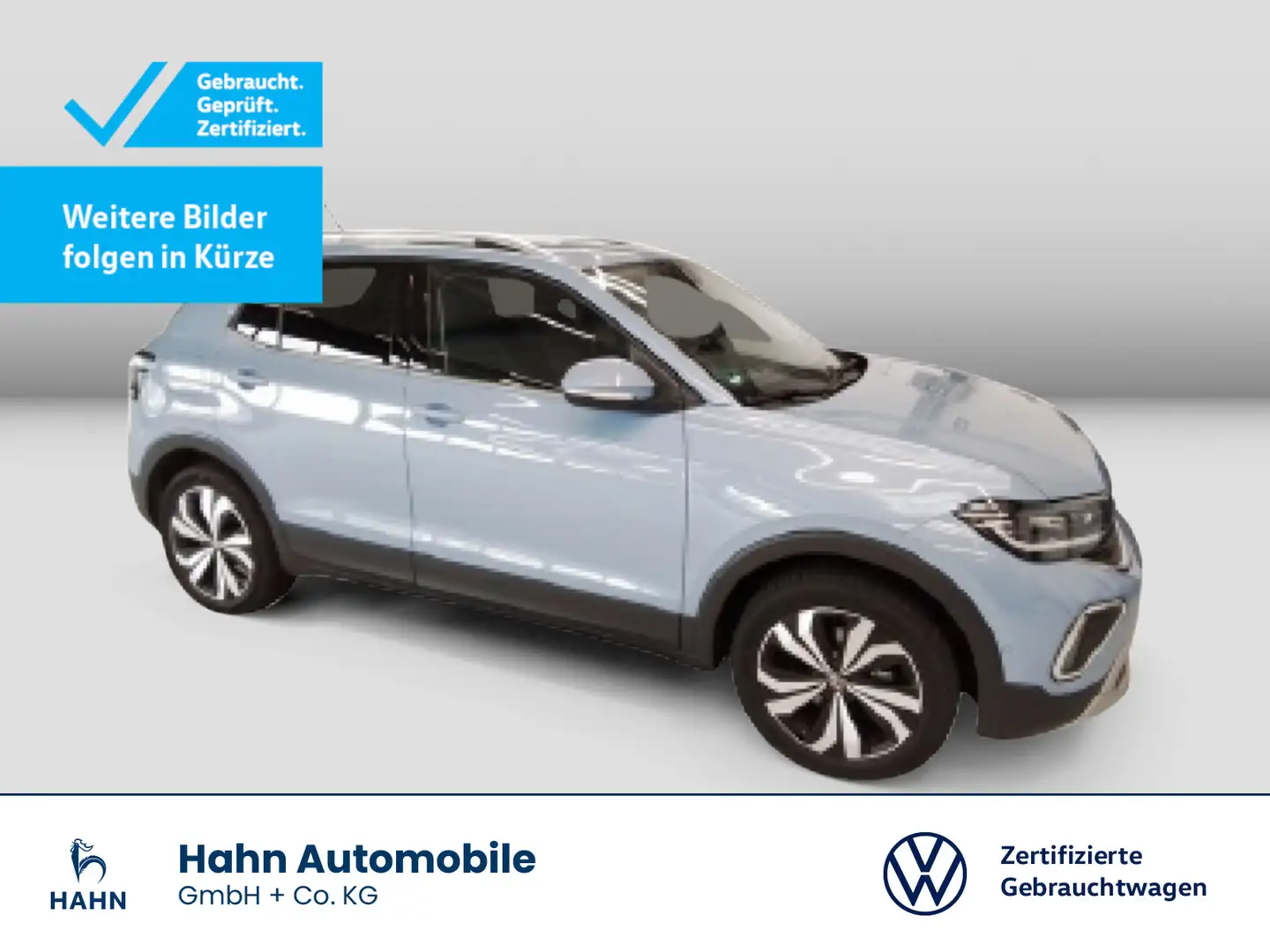 Volkswagen T-Cross 1.0 TSI DSG Style Matrix ACC Navi CAM Blau - 1