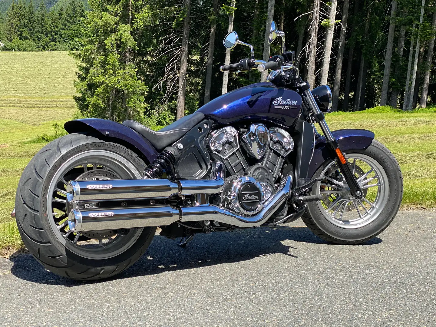 Indian Scout Scout 1200 Custom Azul - 1