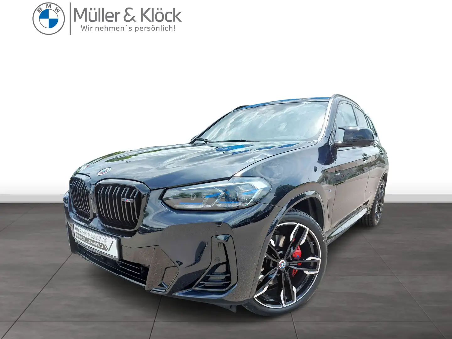 BMW X3 M 40d Head-Up HK HiFi DAB WLAN Standhzg. AHK Negro - 1