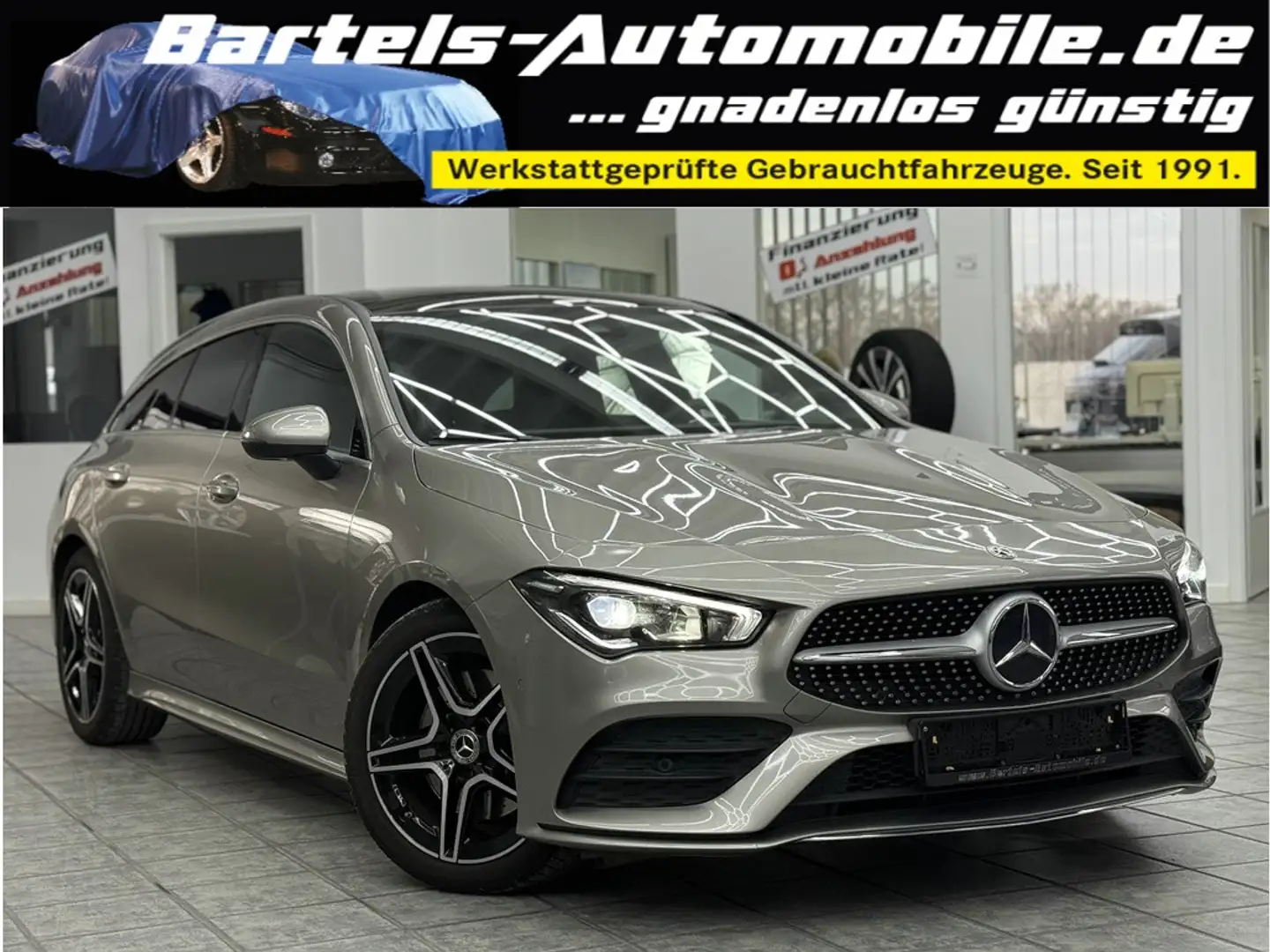 Mercedes-Benz CLA 200 AMG Line, LED, MBUX, Pano Gris - 1