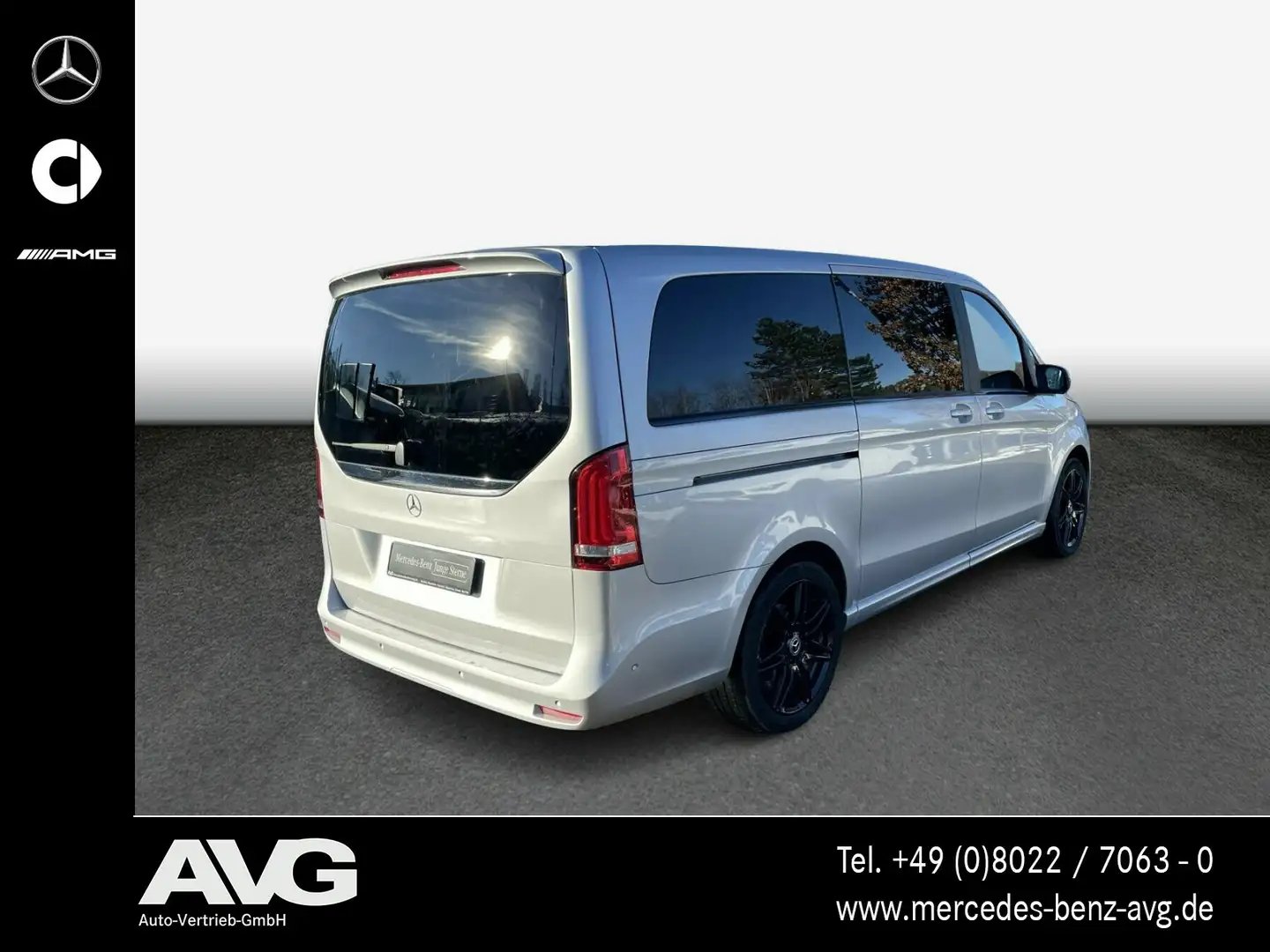 Mercedes-Benz V 300 V 300 d 4M AMG EAV/L Distro|360°|Standhzg|Burmes Silber - 2