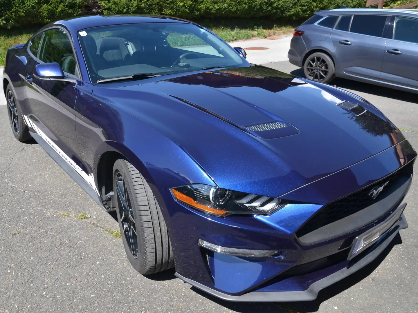 Ford Mustang Mustang 2,3 EcoBoost Cabrio Aut. Blau - 1