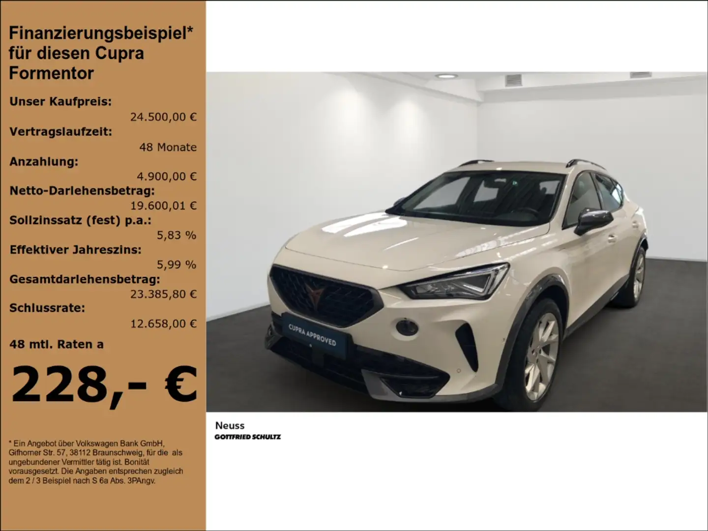 CUPRA Formentor HYBRID SITZHZG EPH KAMERA APP LED Weiß - 1