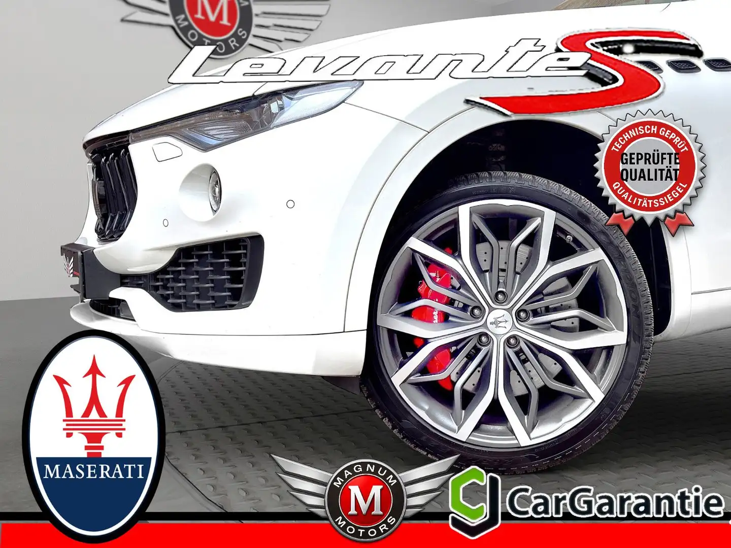 Maserati Levante LEVANTE 3.0 V6 S *Aut.*Leder*Bi-Xenon*ACC-Temp.* Blanc - 1