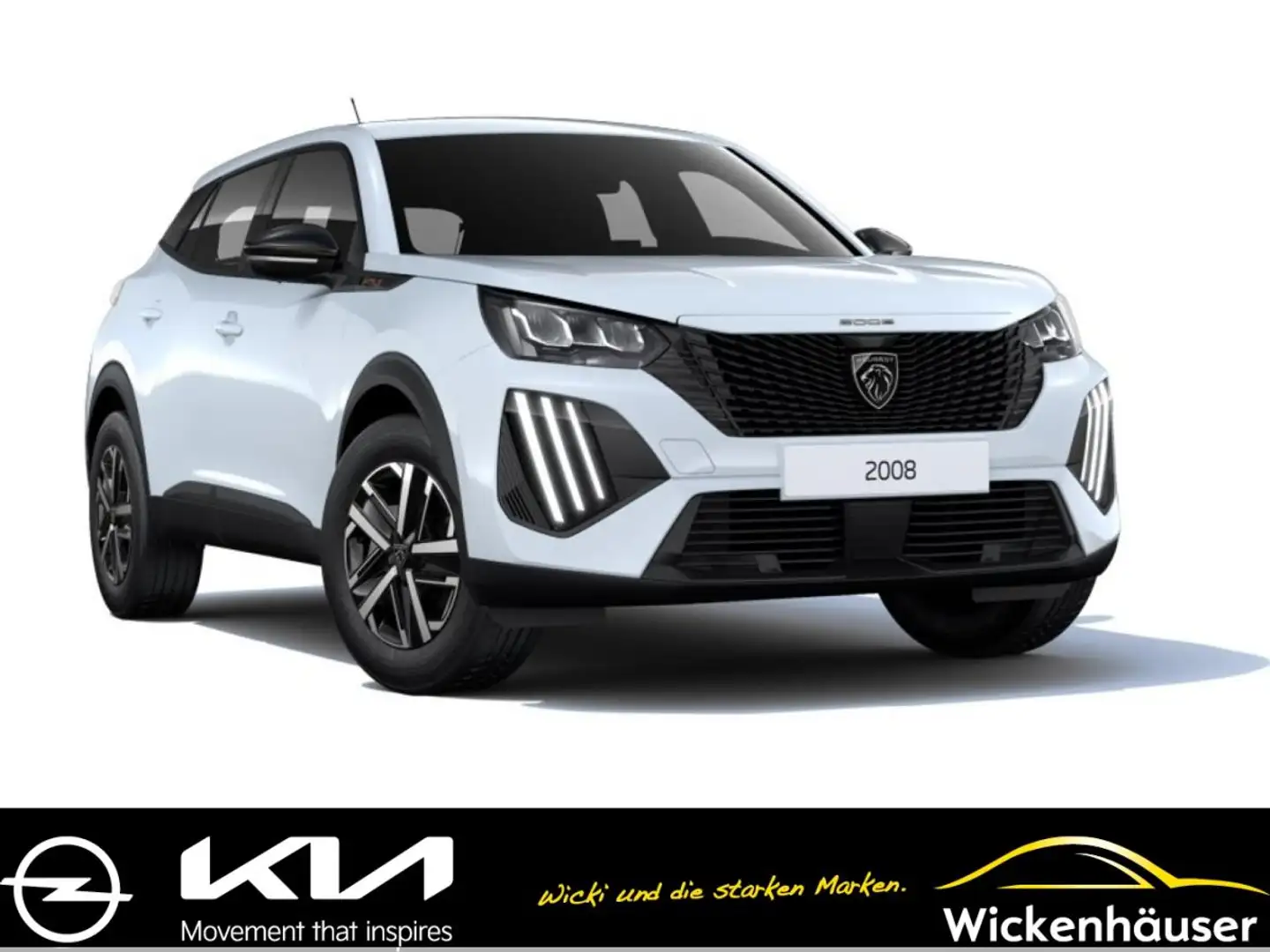 Peugeot 2008 Style Elektro Weiß - 1