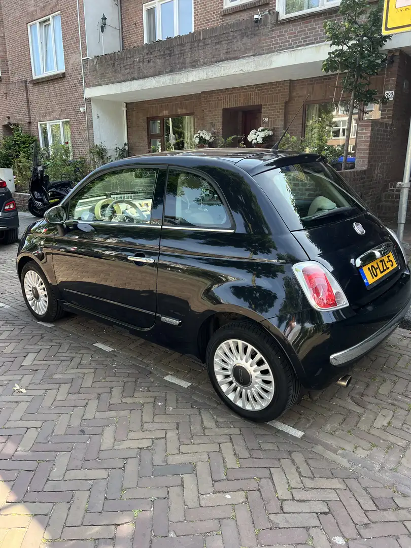 Fiat 500 1.2 Lounge Zwart - 2