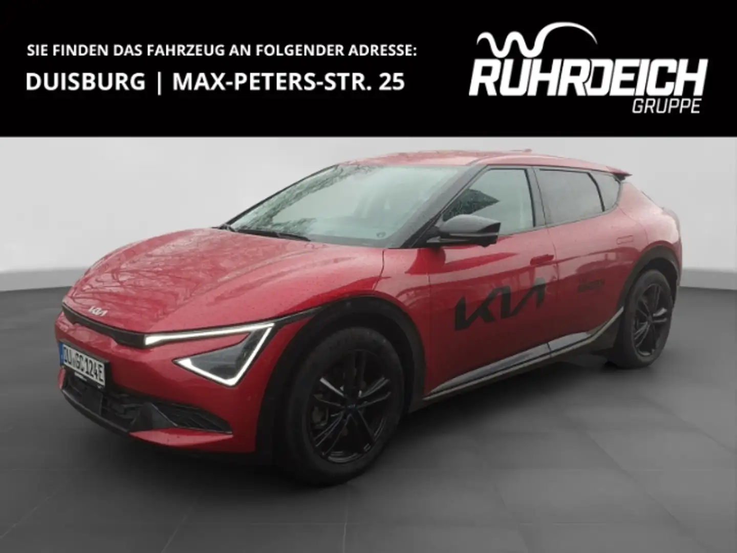 Kia EV6 EARTH 84 Wärme-Pumpe Navi Digitales Cockpit LED AC Rot - 1