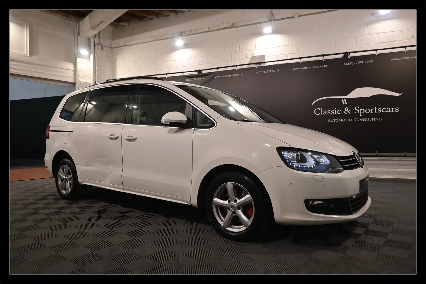 Volkswagen Sharan 1.4 TSI Highline / CAMERA / CARPLAY / TOIT PANO !! Biały - 1