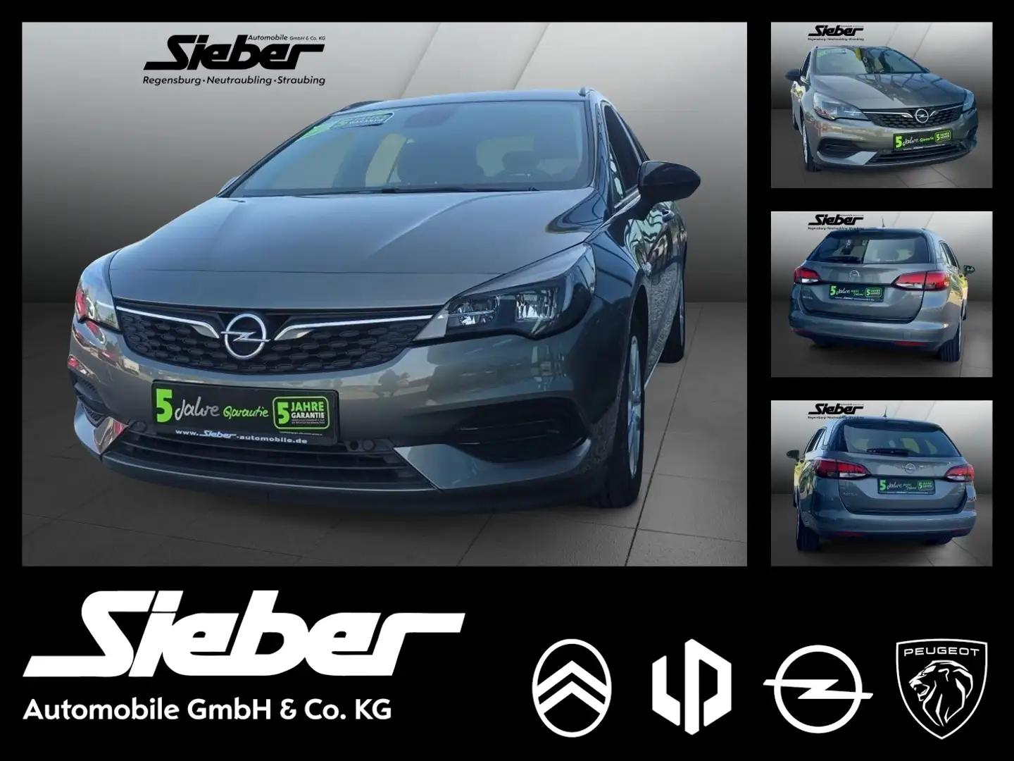 Opel Astra K ST 1.2 Turbo Editon ***LED***PDC*** Grijs - 1