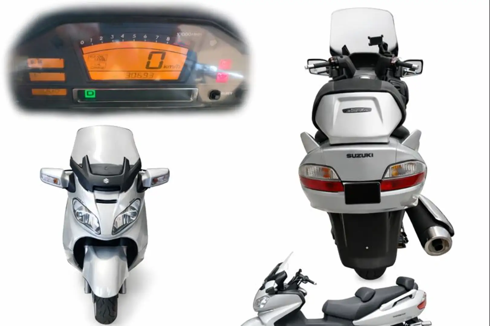 Suzuki Burgman 650 Executive Plateado - 1