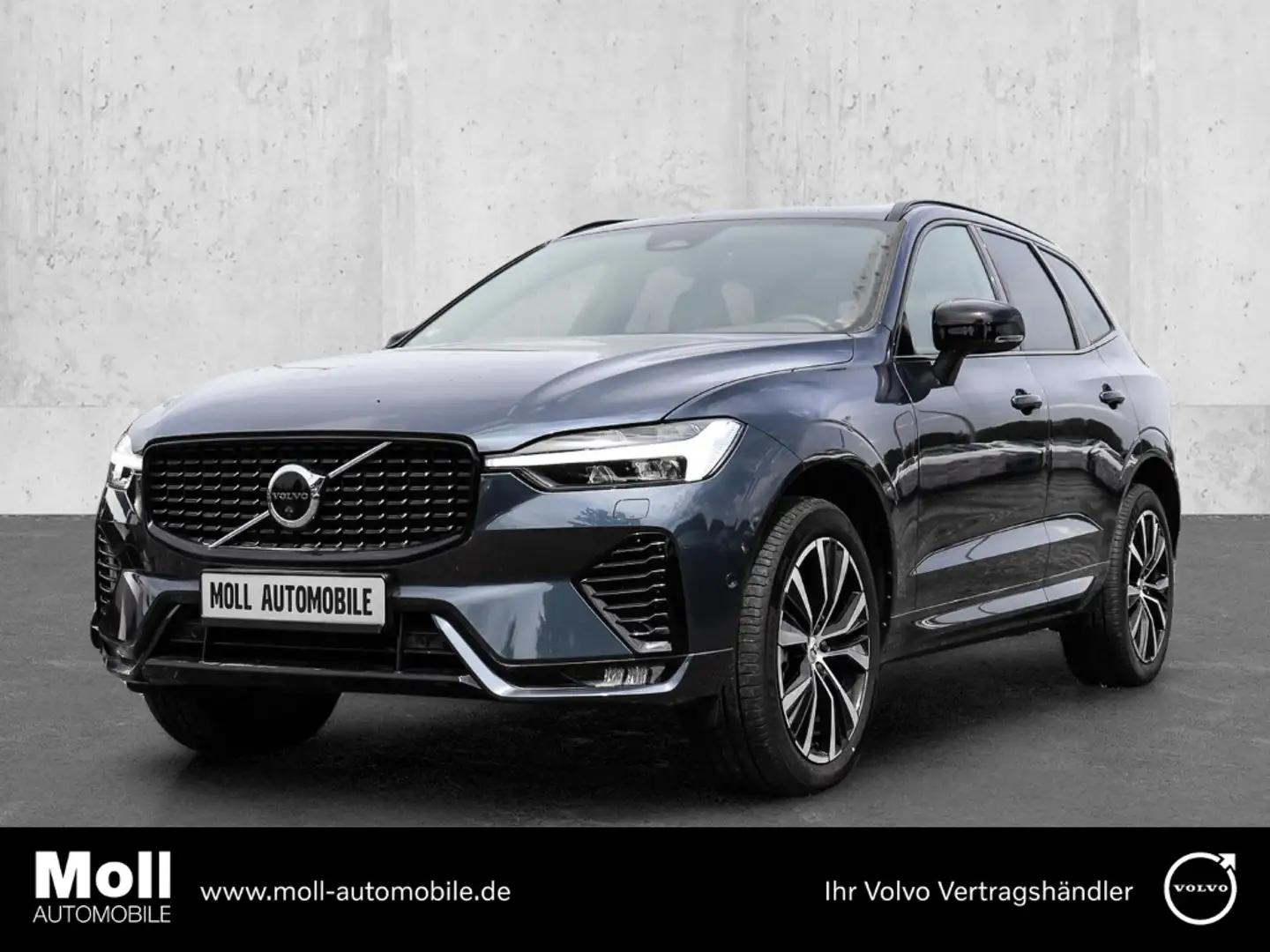 Volvo XC60 Plus Dark 2WD B4 Benzin EU6d StandHZG Leder digita Bleu - 1