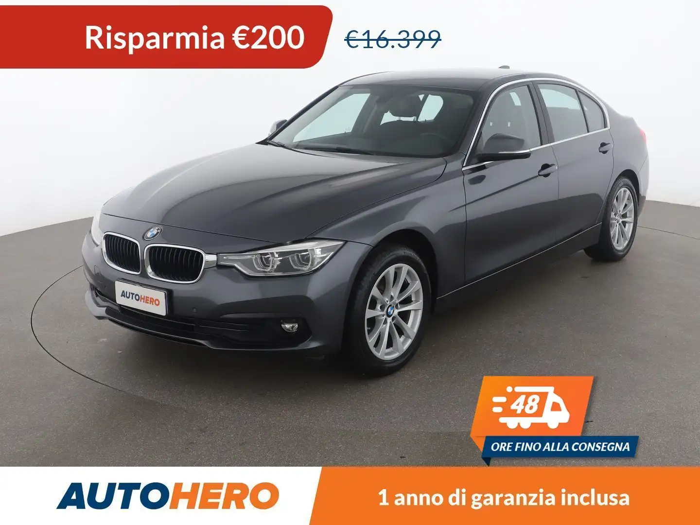 BMW 316 316d Business  Advantage aut. Gri - 1