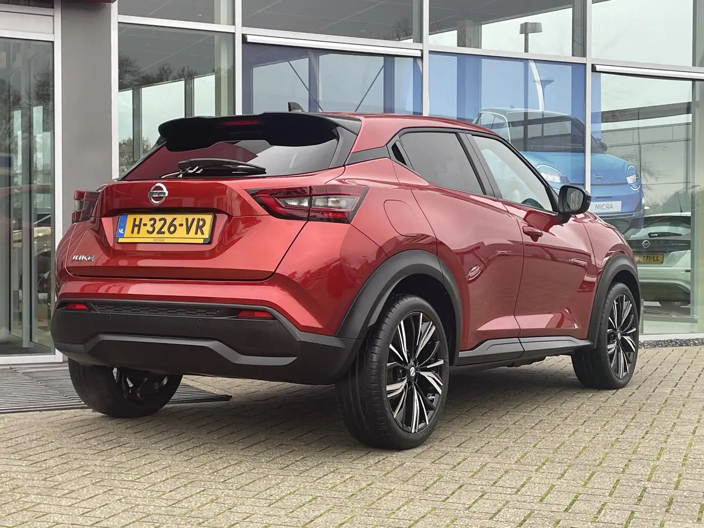 Nissan Juke 1.0 DIG-T N-Connecta | Navigatie | Camera | LM vel Rouge - 2
