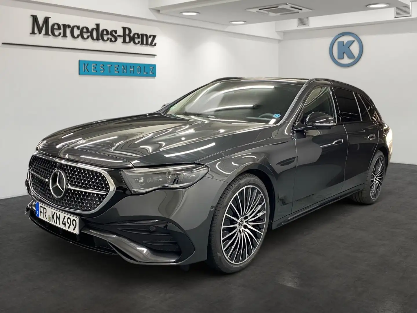 Mercedes-Benz E 450 d T 4Matic AMG+HUD+AHK+PANO+BURMEST Gris - 2