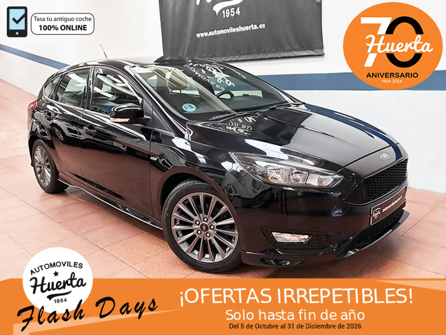 Ford Focus 1.0 Ecoboost Auto-S&S ST-Line 125 Negro - 1