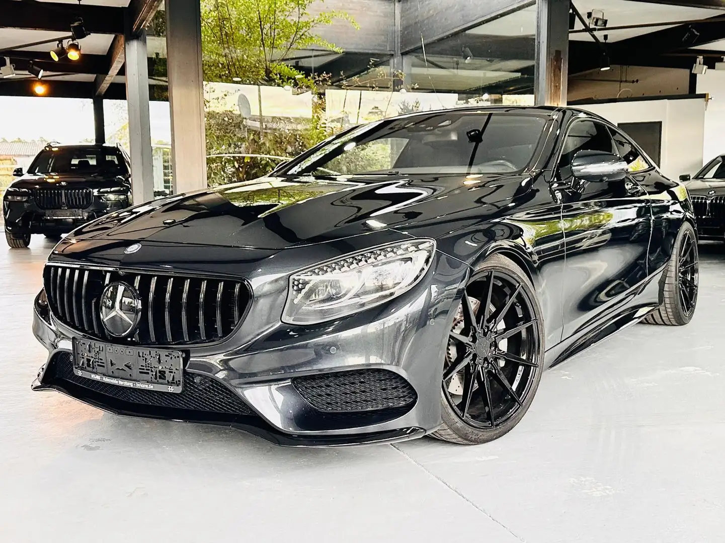 Mercedes-Benz S 500 S500 Coupe 4Ma-AMG-PANO-SWAR-DIS-CAR-21ZOLL Чорний - 1