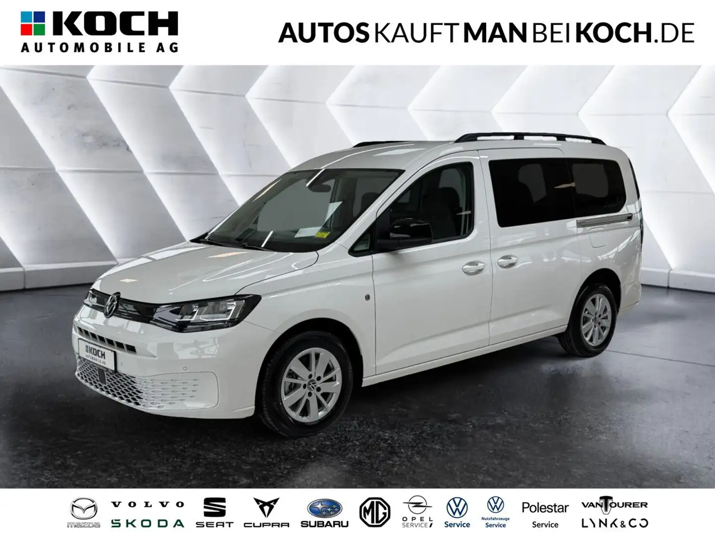 Volkswagen Caddy Maxi 1.5 TSI DSG Klimaat PDC App-Coonect Weiß - 1