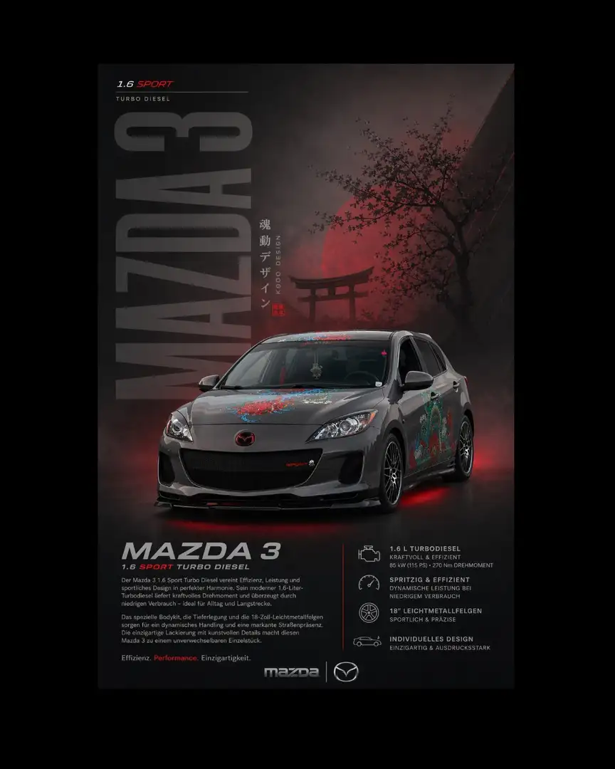 Mazda 3 Sport CD116 TE Grau - 1