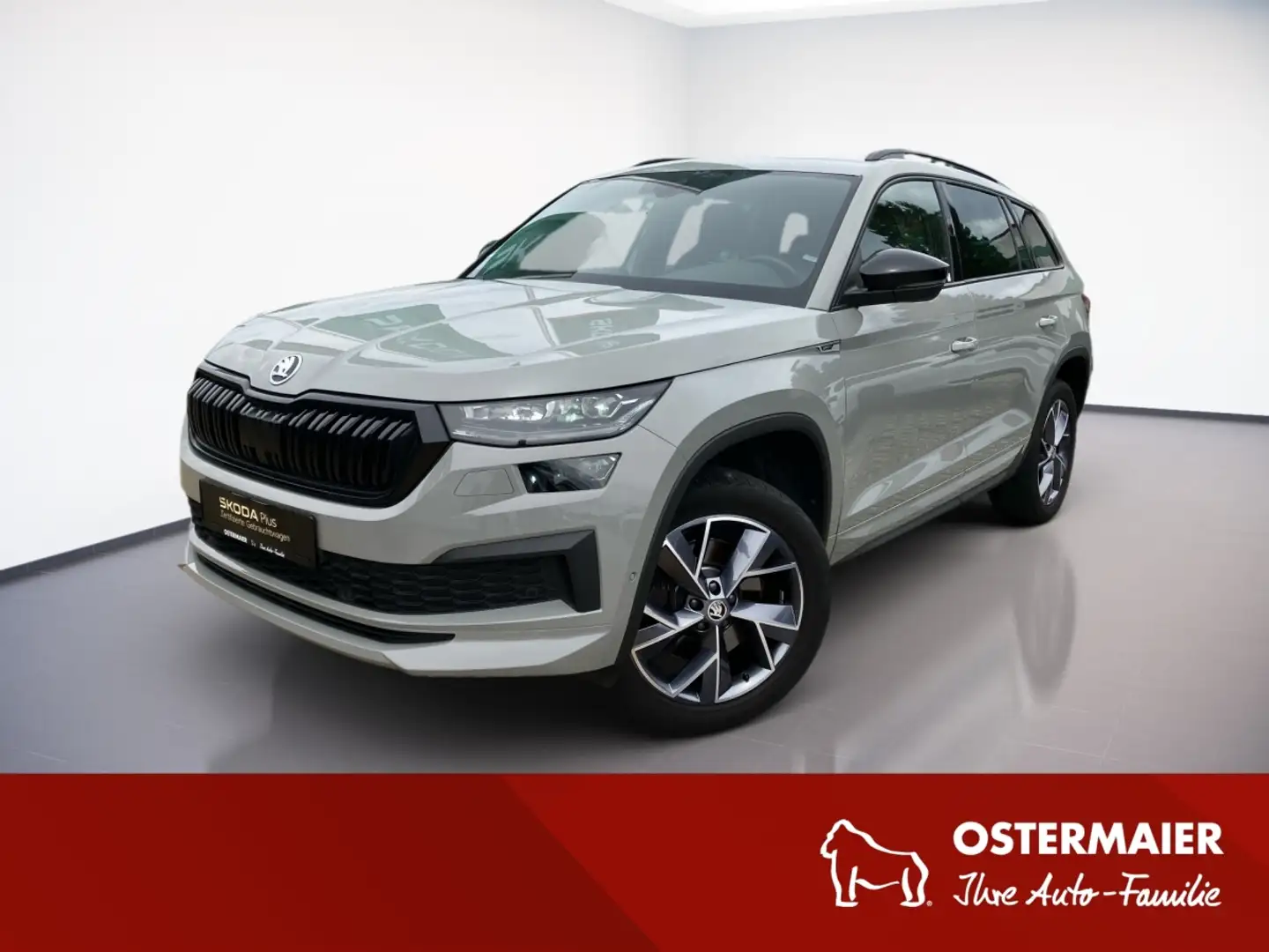 Skoda Kodiaq SPORTLINE 2.0TDI 200PS 4Mo STDHZG.AHK.MATRIX.ACC.N Grau - 1