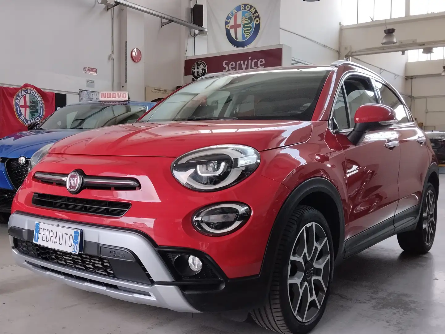 Fiat 500X 1.6 mjt Cross 4x2 120cv IVA ESPOSTA Rosso - 1