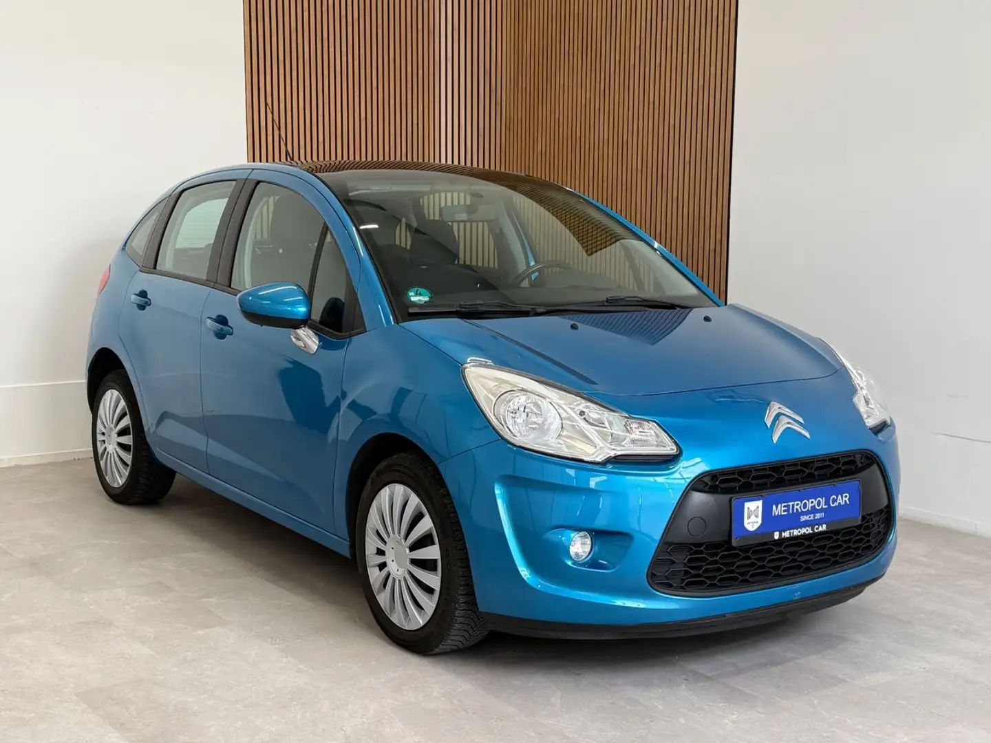 Citroen C3 1.4 VTi Tendance KLIMA/TEMP/ZV+TÜV 07.27 Blauw - 1
