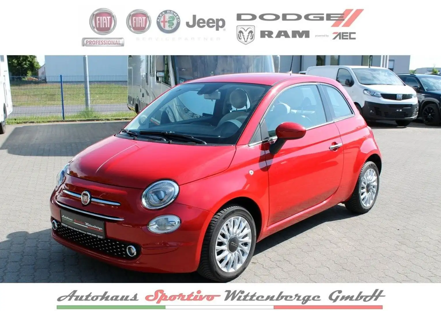 Fiat 500 1.2 Lounge Navi,Tempo,PDC,Klimaauto,CarPlay Rosso - 1