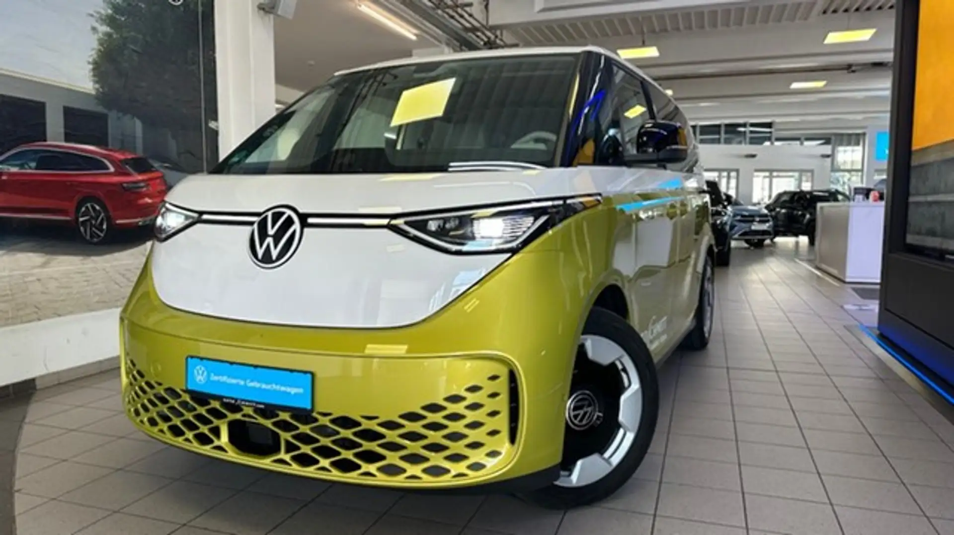 Volkswagen ID. Buzz Pro 150 kW LED+KAMERA NAVI+ACC+SITZHZG Galben - 1