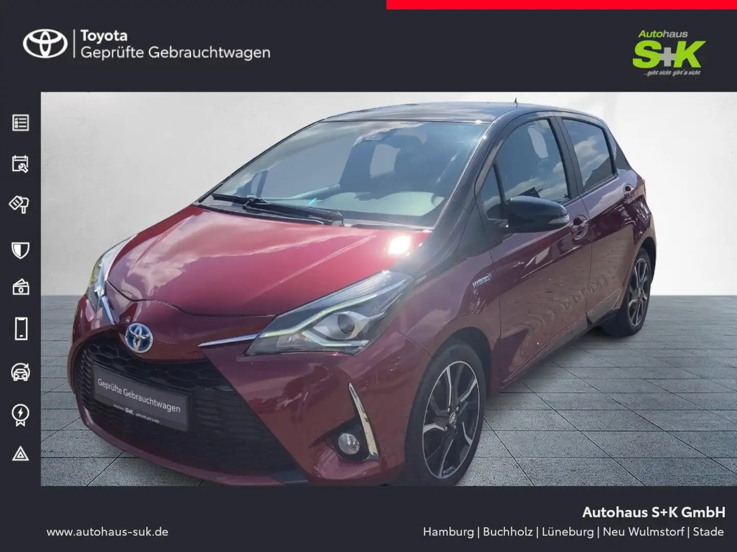 Toyota Yaris Hybrid Style Selection *NAVIGATION*KAMERA* Rot - 1